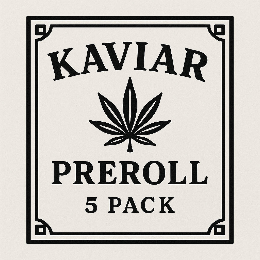 KAVIAR 5 Pk THCa Infused 5 x 0.7 g Prerolls