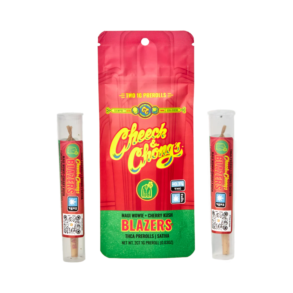 Cheech and Chongs Blazers – 2x1 gram Prerolls